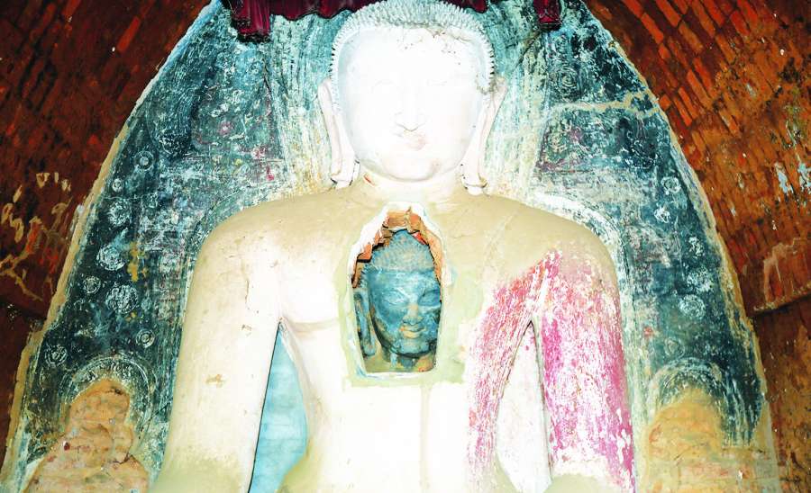 ပုဂံဒေသရှိ နှစ်ထပ်လွှမ်းစေတီနှင့် ဂူဘုရားများ