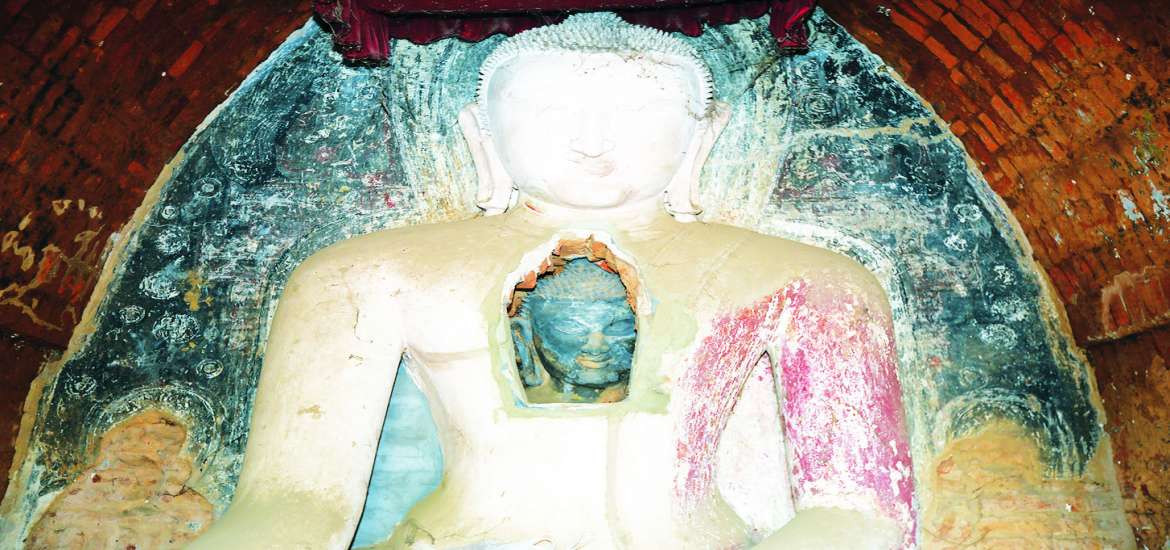 ပုဂံဒေသရှိ နှစ်ထပ်လွှမ်းစေတီနှင့် ဂူဘုရားများ